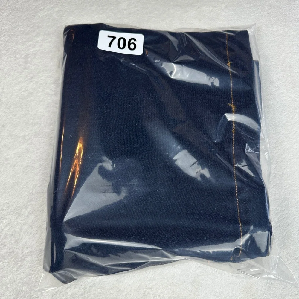 Express Womens High Rise Dark Indigo Denim Shorts Front Seam Size 16 NEW